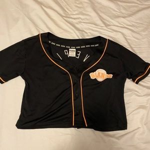 COPY - PINK by Victoria’s Secret Giants Crop Jersey